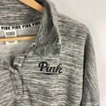 PINK - Victoria's Secret VS Pink V Neck Heather Grey Sweatshirt Size XS Photo 1