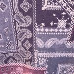 Lucky Brand  Purple Paisley Sweatshirt Photo 3