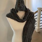 Hooded cable knit wool Photo 1