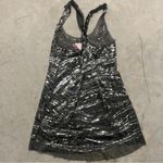 Romeo + Juliet Couture Romeo & Juliet Sheer Grey Sequined Racerback Glam Night Out Top Blouse Photo 4