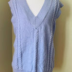 Aritzia Sunday Best Winston Sweater Vest Lavender Cable Knit V Photo 0