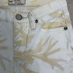 Free People Floral Printed High Rise Skinny Jeans Casual Everyday Style Size 25 Photo 5