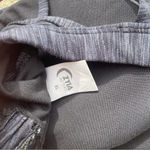 Zyia Active Luxe Strappy Padded Sports Bra Charcoal/Black Space Dye Size XL Photo 4