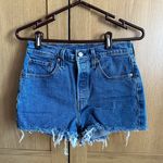 Levi's 501 Originial High Rise Women’s Dark Wash Jean Shorts Photo 1