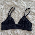 SKIMS Fits Everybody Triangle Bralette Onyx Size Medium Photo 4