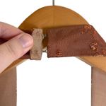 Zum Zum Vtg  Niki Livas Bronze Floral Tulle Glitter Halter Dress Prom Princess Photo 5