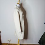 Abercrombie & Fitch Abercrombie Ivory Wool Blend Dad Coat Photo 7