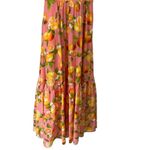 Talbots TIERED MAXI DRESS - LEMONS AND ORANGES Photo 3