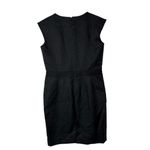 Brooks Brothers  X Loro Piana Black Shimmer Knee Length Sheath Dress 10 Photo 1