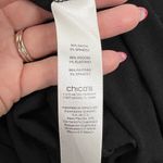 Chico's  Dress 2 US L 12 V-Neck Sheath Short Sleeve Drop Waist Overlapping Hem Photo 7