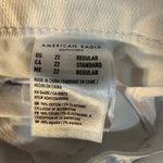 American Eagle  Jeans Cream White Size 22 Regular Inseam 28 inches Mom Jean Photo 12
