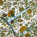 SZ Blockprint Jumpsuit Padra Print in Moss Floral Cotton One Photo 6