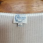 Blue Rain Francesca’s  Elegant White V-Neck Women's Top Large Photo 2