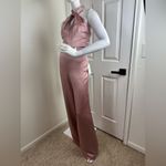 JAYGODFREY Pink Jumpsuit with Flowy Palazzo Style. #337 Size 6 Photo 2