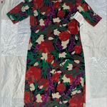 LuLaRoe Rose Print Dress Photo 0