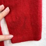 Apostrophe  M Medium Sweater Soft Angora Wool Blend Holiday Christmas Ruffle Red Photo 10