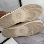 UGG  Dinale Sneaker‎ Lace Up White Mesa Sand Cow Print Leather Casual Sz 8.5 US Photo 4