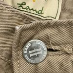 Indigo land relaxed high waisted wide leg soft pants made in USA sz 30 Tan Photo 5