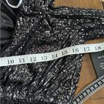 Lulus Shining with Confidence Black Sequin Crop Top Size Small New with Tags Photo 8