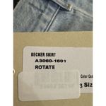 AGOLDE NWT Becker Denim Mini Skirt Size 31 US in Rotate Blue Cotton Photo 5