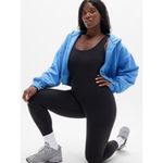 Athleta  M Forever Fleece Ultra Crop Cornflower Blue Medium Photo 4