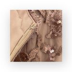 Tadashi Shoji new  𒀭 Paillette Embroidery Lace Cocktail Dress 𒀭Smoke Pearl 𒀭2 Photo 11