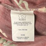 Farm Rio NWT Limited Edition RARE Floral Red and Blue Bell Sleeved Blouse Photo 7