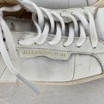 ALLSAINTS  Sheer Low Top Round Toe White Leather Sneaker Women's Size EU 37 US 7 Photo 8