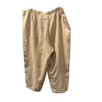 Eileen Fisher 100% Linen Natural Fibers Size Large Wide Leg Casual Pants Biege Photo 1