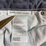 Paige Low Rise Micro Mini Cuffed Jimmy Jimmy Short Denim Medium Wash Jean Sz 25 Photo 7