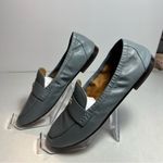 Tory Burch Lamb LeatherGray Ballet Loafers W/Elastic Backs Sz 7.5-VGUC Photo 1