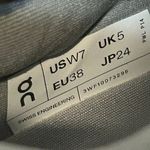 On Cloudzone alloy rock running athletic training lace up shoes sneakers sz7 new Gray Size 7 Photo 2