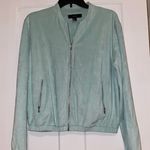Forever 21 Faux Suade Bomber jacket Mint Green Small Photo 0