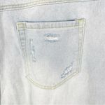 Akira 100% Cotton Light Wash High Rise Ripped Distressed Mom Fit Jeans, Size 11 Photo 7