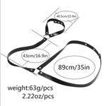 Black Harness Belt Punk Festival Steampunk New Photo 6