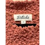 Listicle  Sweater Womens Small Rust Orange Textured Popcorn Cozy Pullover Harvest Photo 2