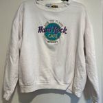 Hard Rock Cafe Vintage 90s Sz: L Sydney Australia White Crewneck Sweatshirt. Photo 0