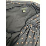 AFRM Cleo black with brown polkadots one shoulder mesh mini dress. Size M Size M Photo 4