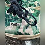 Vans Leaf Me Alone Palm Leaf Print Lace Up Low Profile Sneakers Women’s 8 Shoes Photo 1