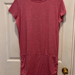 Patagonia  Womens Glorya Active Dress Size L Pink Heathered‎ Ruched Athleisure Photo 0