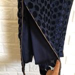 Custom‎ made beaded velvety Sari Kurta tunic top or dress Salwar Kameez Blue Photo 5