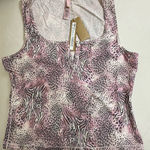 SKIMS  NWT Sleep Tank Top Bloom Mini Multi Animal Print Size L Photo 0