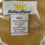 Kathleen Kirkwood Womens Lace Babydoll Top Size‎ S Cottagecore Romantic Boho Y2K Tan Photo 5