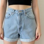 Levi's Vintage Levi’s 90’s Cuffed Shorts Blue, 26 (Vintage Jr. Size 7) Photo 0