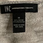 INC 🍒 INTERNATIONAL CONCEPTS GREY LIGHTWEIGHT CARDIGAN SIZE MEDIUM🍒 Photo 5