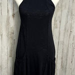 Free People  FP Beach‎ Women's XS Black Halter Cover Up Dress Photo 0