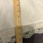 Haven white lace trim pajama shorts size medium Photo 6
