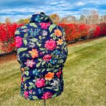 Lands' End  Floral Navy Down Vest Plus Size Women’s Size 18 Photo 11