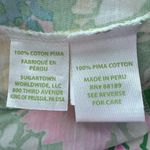 Lilly Pulitzer  Palmetto Hibiscus Pima Cotton Floral Green Tropical Dress - Sz S Photo 10