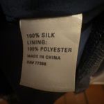 Buckley Tailors Women's Size 10 Sequined Blazer Jacket Silver Metallic Draped Photo 4